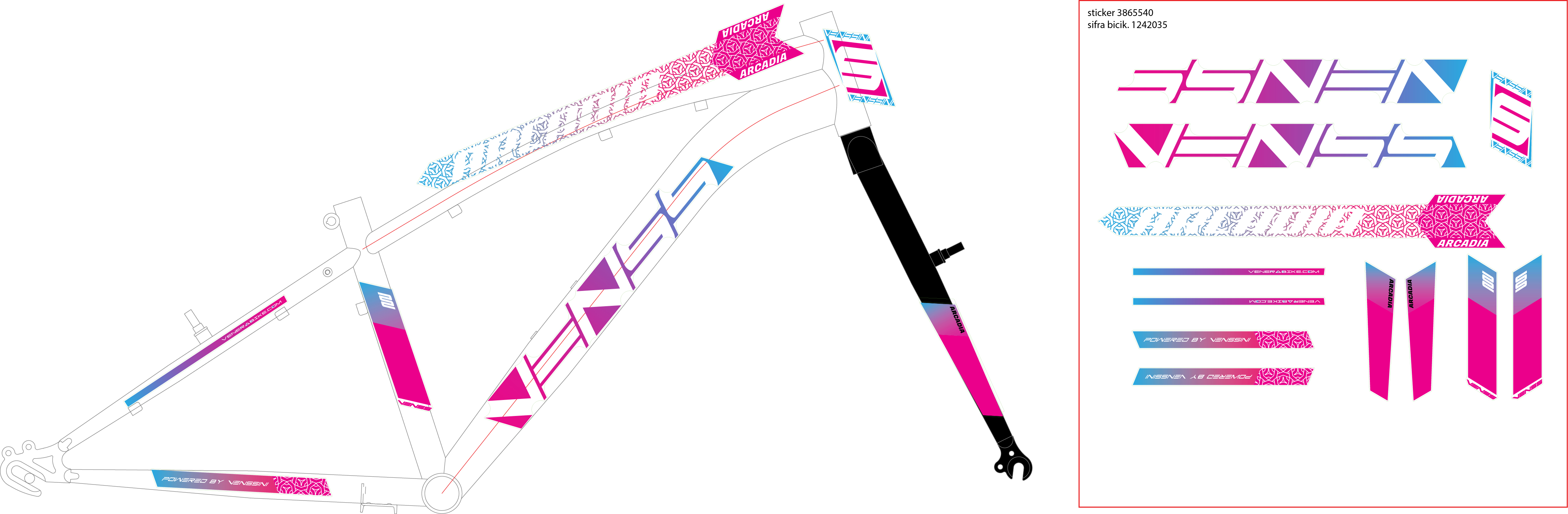 ARC242ZTV/25BK09P14/XS12 F.RAM CASSINI VENSSINI ARCADIA 2025 @@